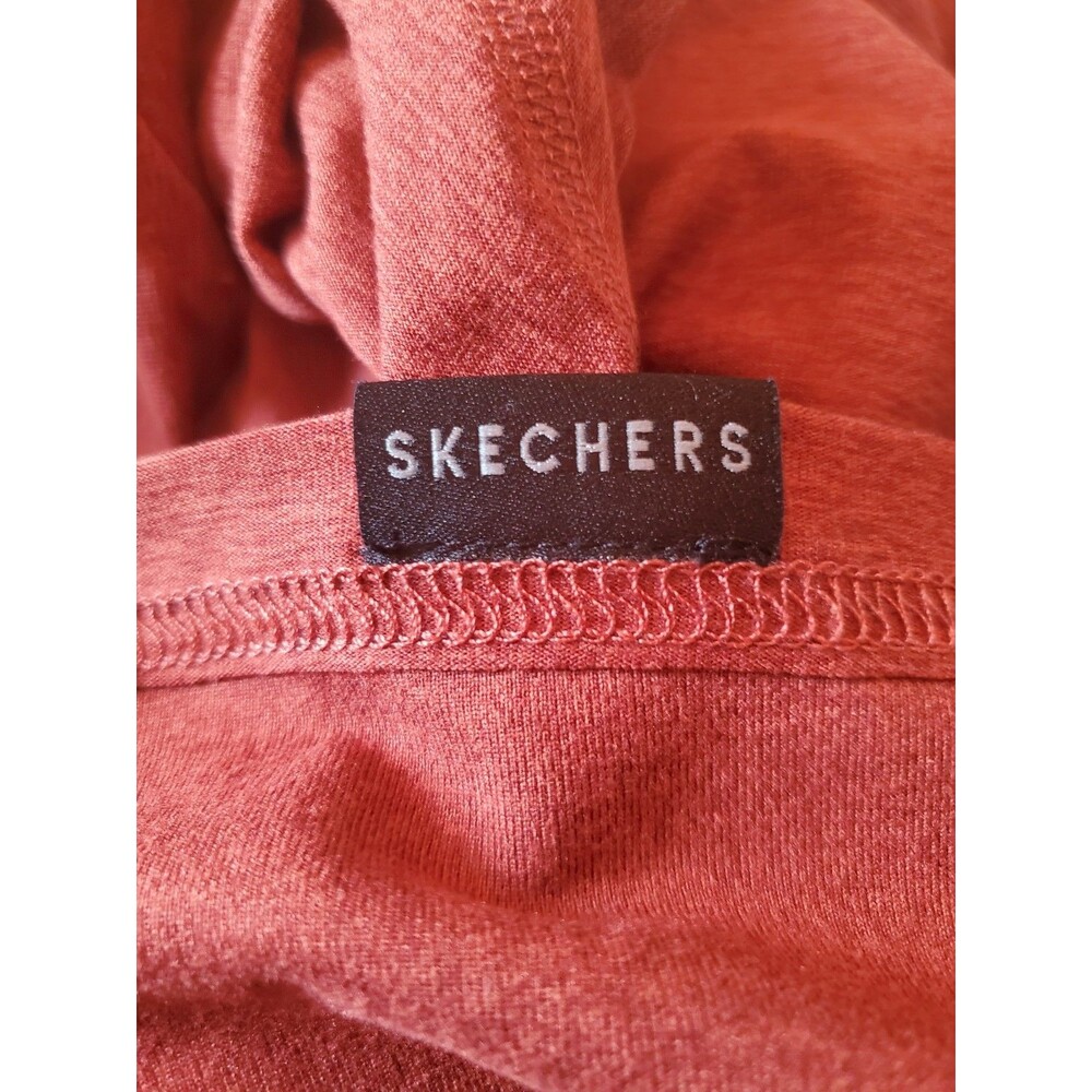 Mens Sketchers Tshirt Super Soft Color Brick Size Meduim - Picture 9 of 16